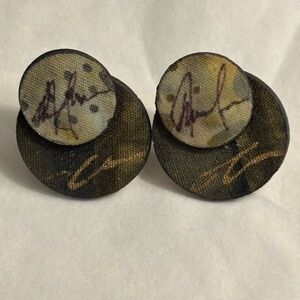 Suzanne Bellows Soft Button Earrings